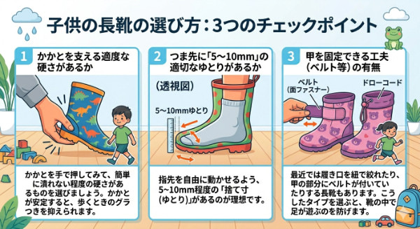 子どもの長靴の選び方